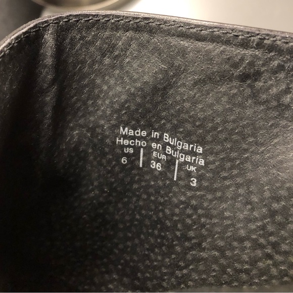 Aldo Knee high leather upper boot with side zipper. Size 6. - Picture 7 of 9